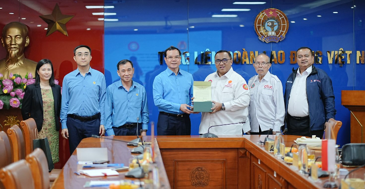 Bertemu Presiden VGCL Andi Gani Perkuat Kerja Sama Buruh