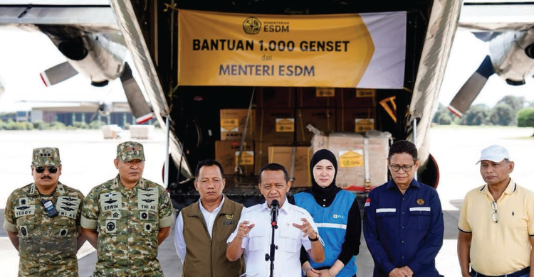 Pemerintah Kirim 1 000 Genset Kebutuhan Listrik Darurat Lokasi Bencana Terpenuhi