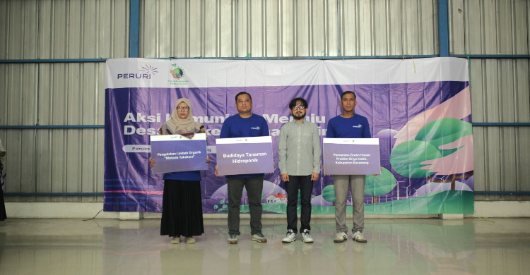 Program Kampung Iklim Di Karawang  Peruri Wujudkan Desa Tangguh   Berkelanjutan