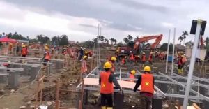 Untuk Pengungsi Korban Bencana BUMN Karya Kerja 24 Jam Bangun Huntara Di Aceh