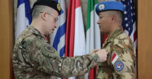 16 Tahun Jaga Laut Lebanon  Prajurit KRI Sultan Iskandar Muda 367 Raih LAF Medal