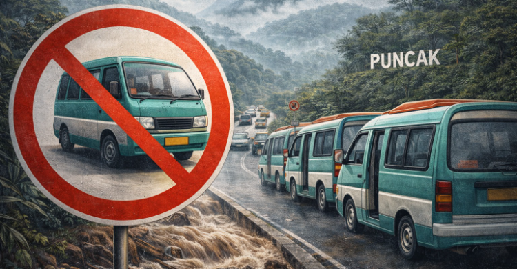 Catatan Muhamad Akbar Bias Kebijakan Transportasi di Balik Larangan Angkot Kawasan Puncak