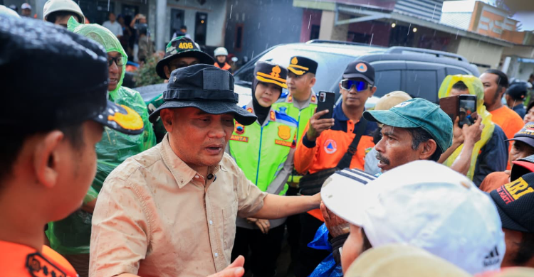 Cek Banjir Purbalingga  Ahmad Luthfi Siapkan Relokasi Rumah Dan Jembatan Darurat