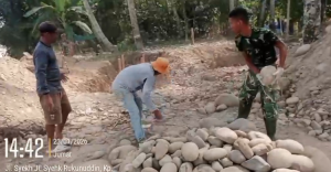 Jembatan Terus Dibangun  Desa desa di Tapanuli Kian Tersambung