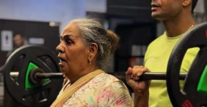 Lawan Radang Lutut  Nenek Rutin Angkat Beban 100 Kg