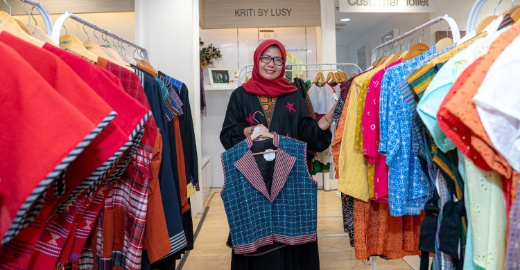 Lewat Pameran BRI  Kriti by Lusy Jajaki Potensi Wastra Nusantara Di Pasar Mancanegara