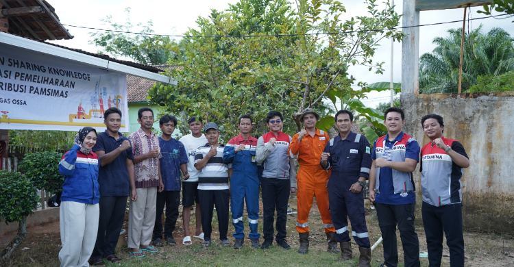 Lewat Pusaka Artha  Pertagas Bawa Teknologi Migas Untuk Bersihkan Pipa Air Desa