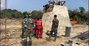 Permudah Akses Warga  Pemerintah Bangun Jembatan Di Desa Terpencil Aceh