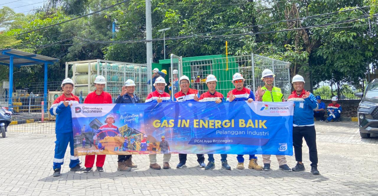PGN Pasok Gas Bumi Ke Industri Bumi Menara Internusa Lamongan
