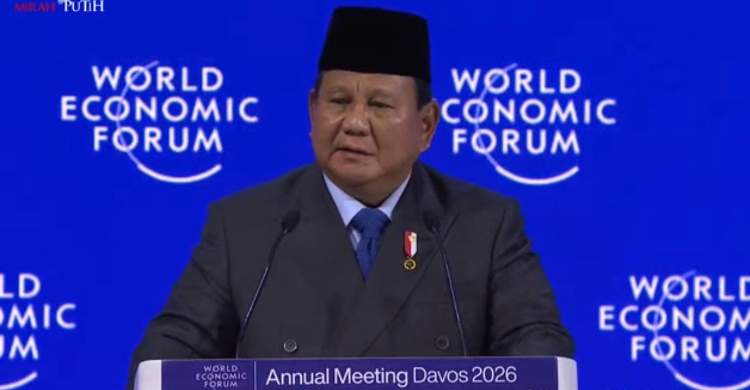 Prabowo di WEF 2026 Davos  Tak Ada Iklim Investasi Tanpa Penegakan Hukum