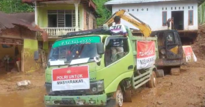 Pulihkan Sumatera  Polri Kerahkan 86 Alat Berat Ke Lokasi Bencana