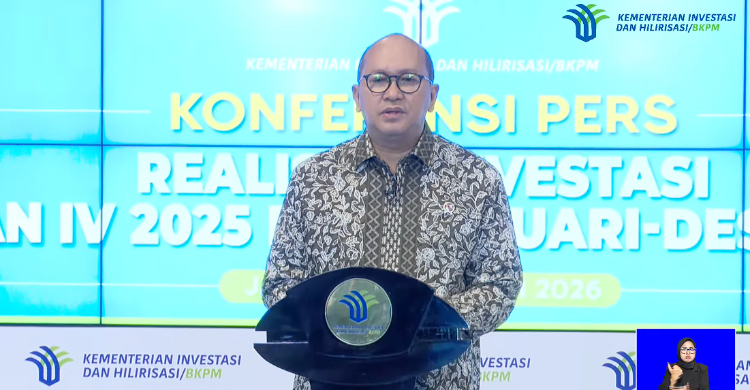 Realisasi Investasi 2025 Tembus 1 900 T Ekonomi RI Cerah