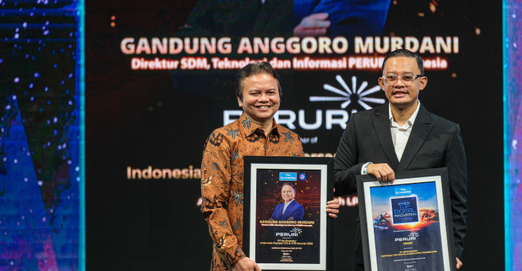 Dorong Transformasi Digital  Peruri Borong 2 Penghargaan Digital Day 2026