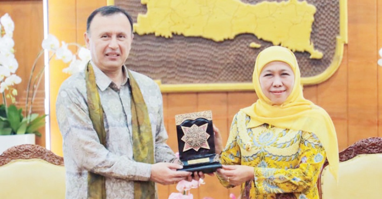 Dubes Uzbekistan Oybek Eshonov Jajaki Peluang Kerja Sama Samarkand Jatim