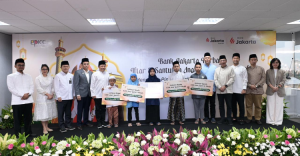 Bank Jakarta Santuni 8 500 Anak Yatim dan Duafa Serta Hadirkan Posko Mudik