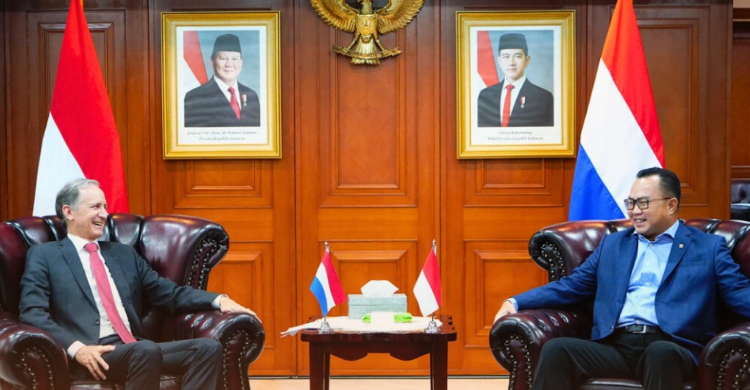 Dubes Marc Gerritsen Bertemu Ketua BRIN  Bahas Kerja Sama Riset