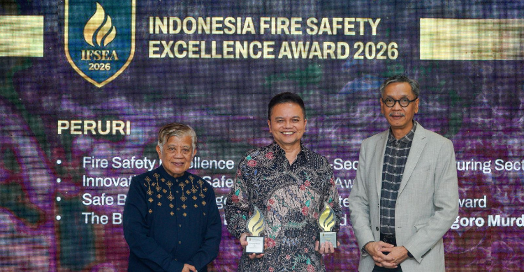 Peruri Borong 3 Penghargaan IFSEA 2026 Komit Hadirkan Keselamatan Operasional