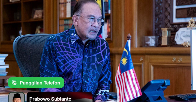 Semalam Teleponan  PM Malaysia Beberkan Isi Pembicaraan Dengan Presiden Prabowo