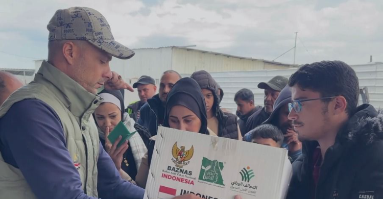 15 000 Paket Sembako BAZNAS Tiba di Gaza  Disambut Haru Warga Palestina