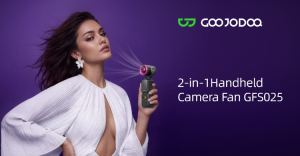 Desain Terinspirasi Kamera GOOJODOQ Luncurkan Kipas Portabel GFS025  Solusi Praktis Musim Panas