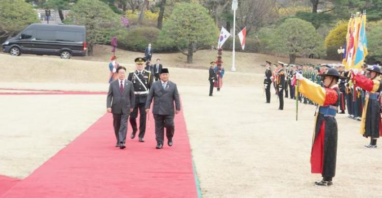 Dijamu Presiden Lee Di Blue House  Prabowo Bahas Ketahanan Energi