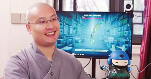 Biksu Keranjingan Main Video Game