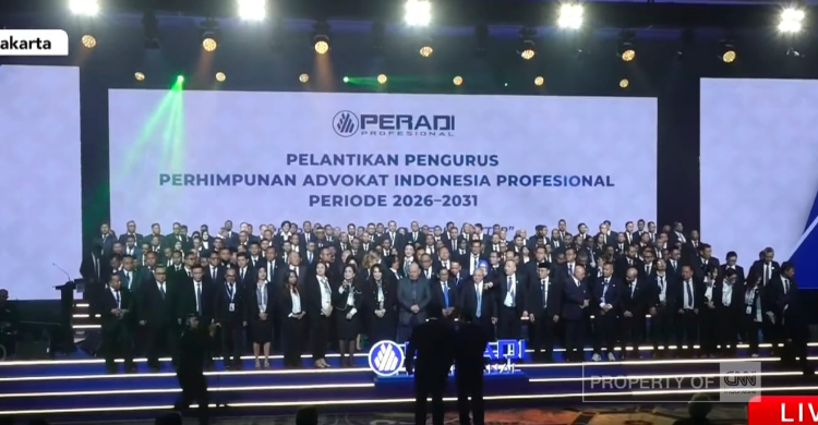 PERADI Profesional Dikukuhkan  Usung Standar Baru Advokat di Era Hukum Modern