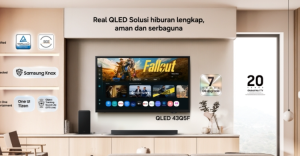 Samsung Luncurkan TV QLED Q5F 43 Inci  Harga 3 Jutaan dengan Update OS 7 Tahun