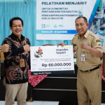 Bank Mandiri Taspen   PNM Hadirkan Pelatihan Vokasi Untuk Difabel Di Brebes