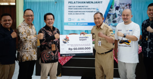 Bank Mandiri Taspen   PNM Hadirkan Pelatihan Vokasi Untuk Difabel Di Brebes