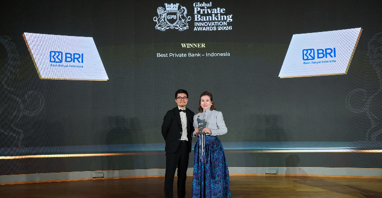 BRI Raih Penghargaan Best Private Bank di Indonesia Versi Global Private Banker