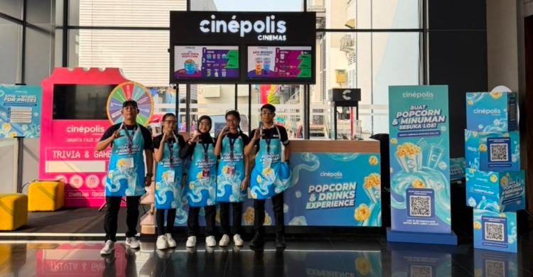 Cin polis Cinemas Hadir di Jakarta Fair 2026 Pengunjung Bisa Racik Popcorn Sendiri