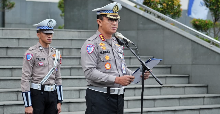 Hari Bhayangkara Ke 80  Korlantas Polri Perkuat 7 Indikator Kinerja 2025 2029