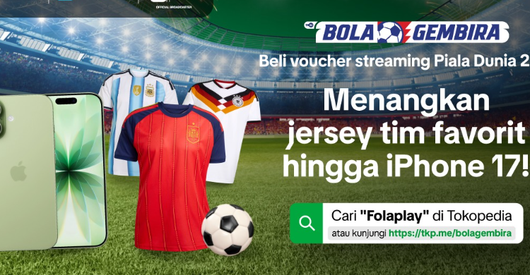 IRSX Gandeng Tokopedia Jadi Mitra Distribusi Voucher FolaPlay Bola Gembira