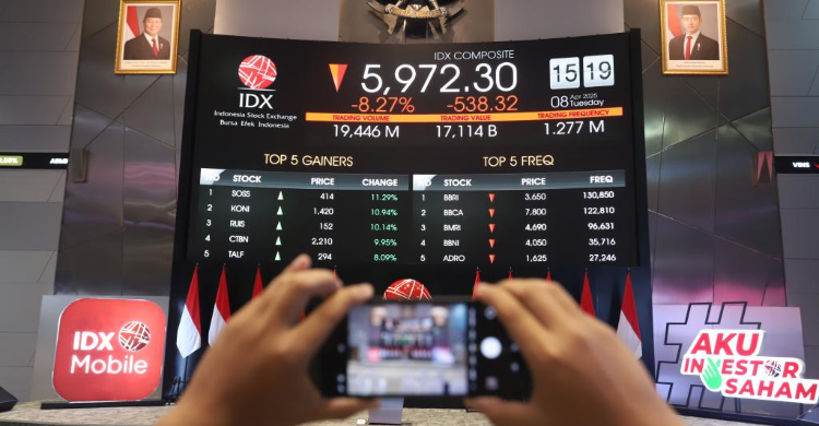 Melemah Hampir 5   IHSG Berdarah darah