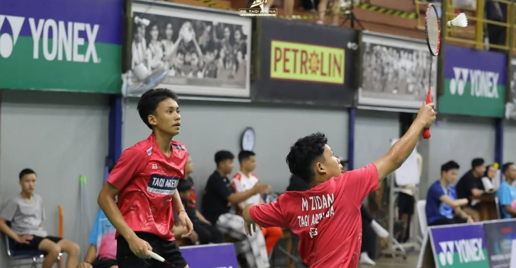 Taqi Arena Ukir Prestasi  Evan Zidan Runner Up Yonex Sunrise Championships 2026