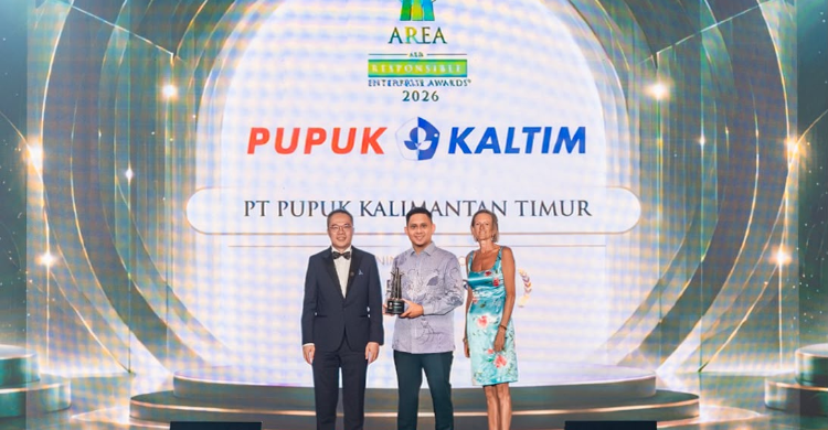 Bangun Ekonomi Inklusif Pupuk Kaltim Raih Penghargaan AREA 2026