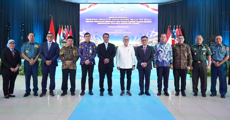 Buka Seminar Kedaulatan Pangan Gubernur Lemhannas  Swasembada Beras Harus Berkelanjutan