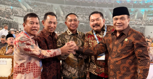 Curi Perhatian  Kekompakan 5 Pimpinan Lembaga Di Hari Koperasi