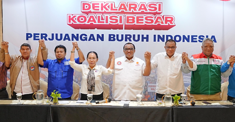 Koalisi Besar Buruh Resmi Dibentuk  Kawal RUU Ketenagakerjaan