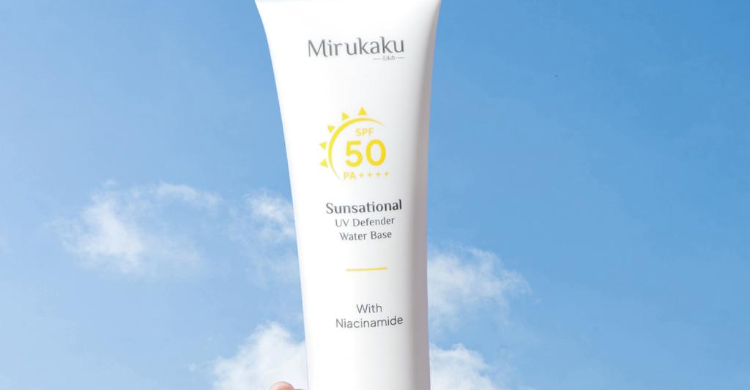MIRUKAKU Luncurkan Sunscreen Water Based SPF 50 PA