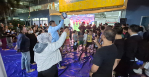 Nobar Argentina Vs Inggris  Ara Sapa   Serap Aspirasi Warga Rusun KS Tubun