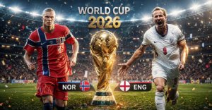 Norwegia Vs Iggris  Haaland Kane Adu Tajam